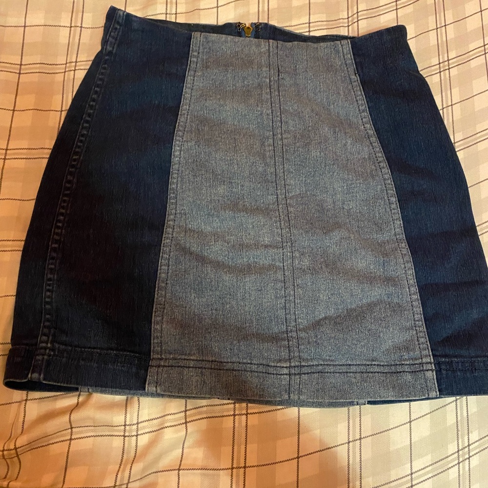 Free People Denim Skirt
